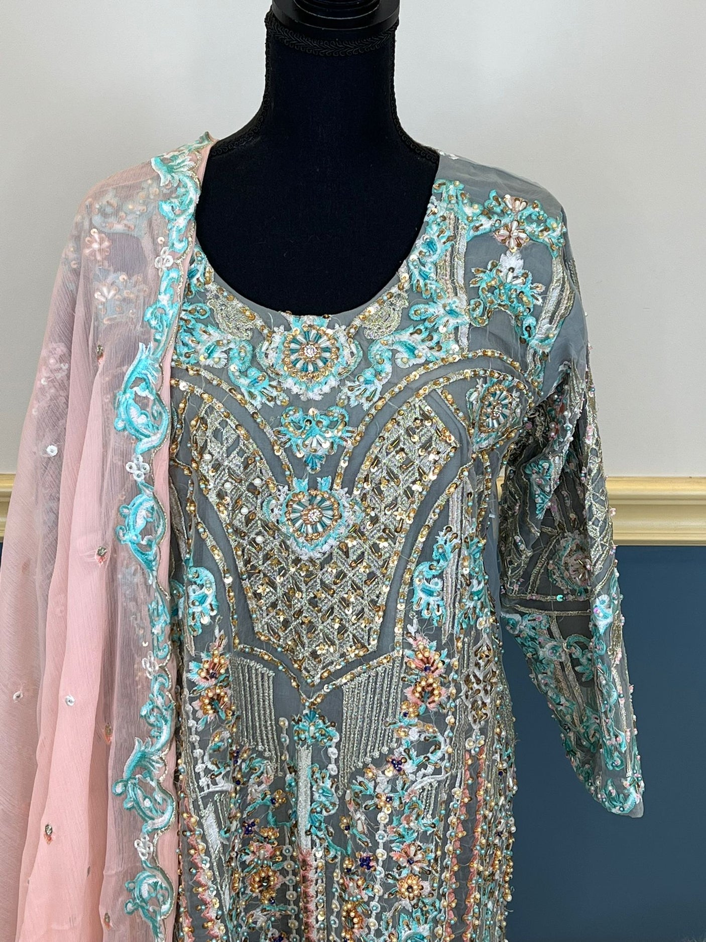 Pakistani Embroidered Party wear  Ready To Ship