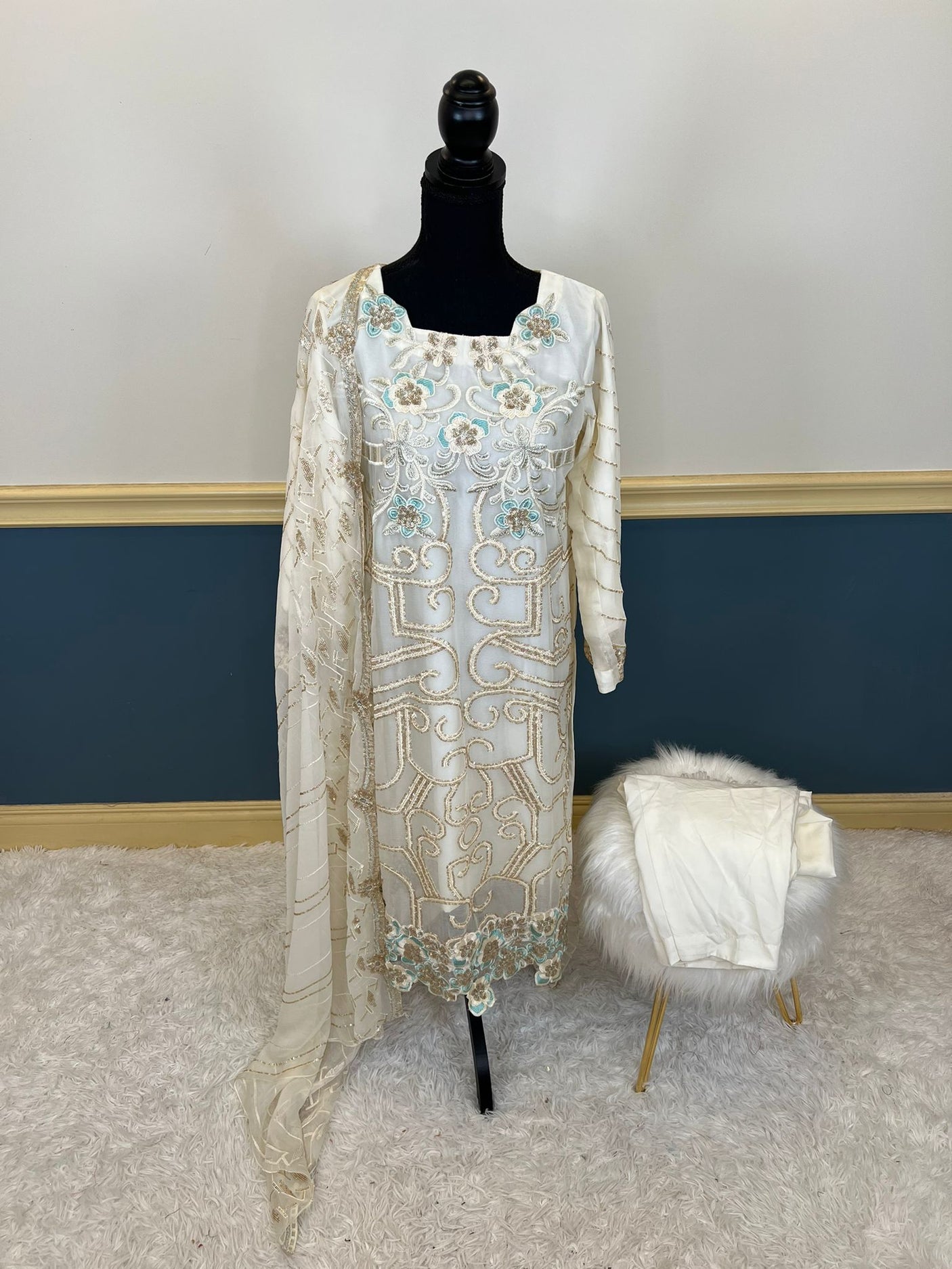 Pakistani Embroidered Party wear  Ready To Ship