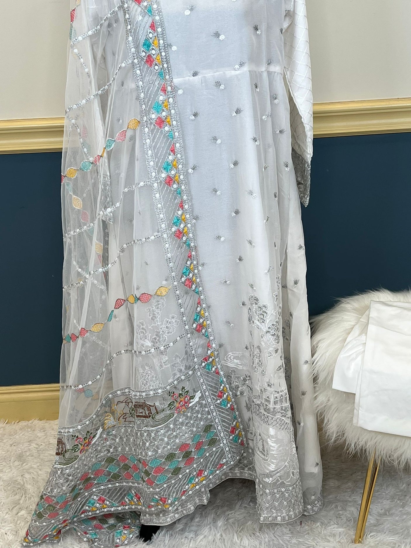 Pakistani Embroidered Party wear  Ready To Ship
