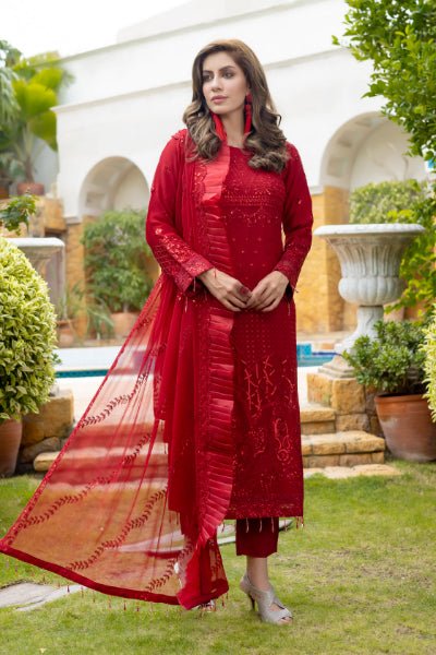 Mizka by Mi-Creation Luxury  Embroidered Chiffon Collection-100% Original