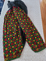 Free size silk phulkari salwer