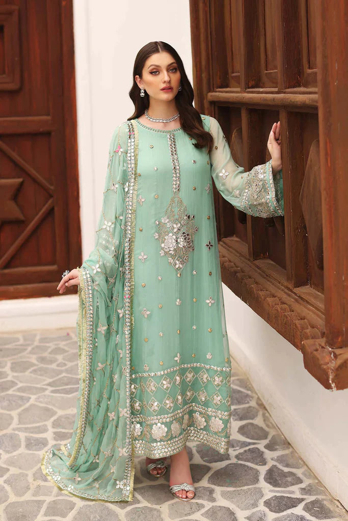 Diamond Dust By Charizma Premium Chiffon Luxury Festive Collection-100% Original