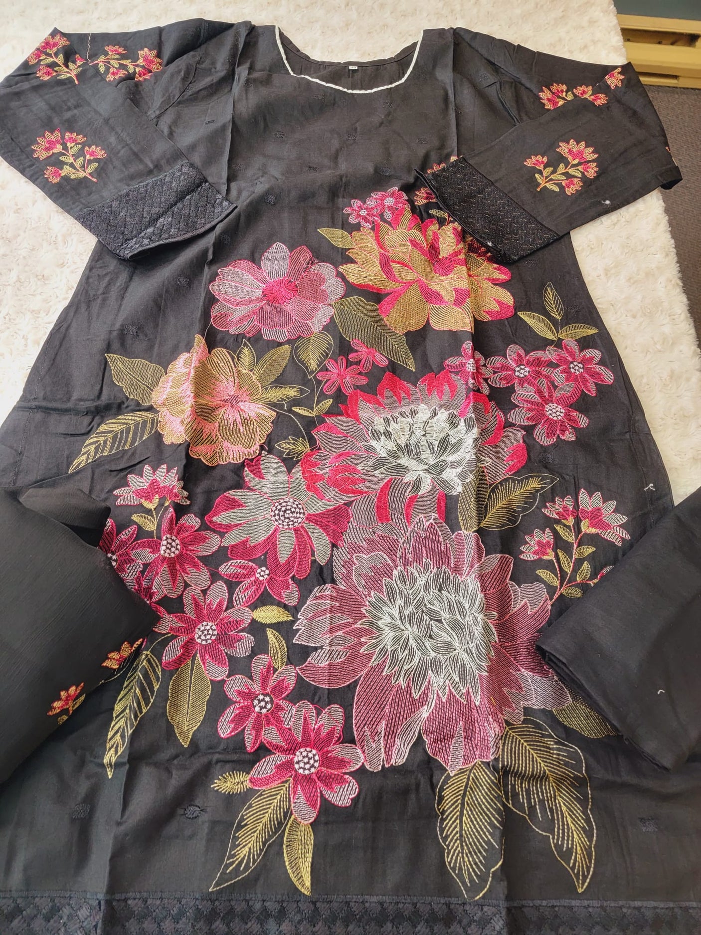 Pakistani Stitched Embroidery luxury  lawn Dresses Ready To Ship