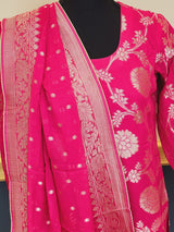 Pure Khaddi Georgette Banarasi Salwer Kamiz