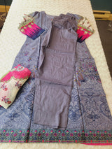 Indian Cotton Stitched Embroidery Suit Ready To Ship