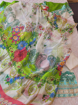 Pakistani Stitched lawn Embroidered Salwar kameez ready to ship