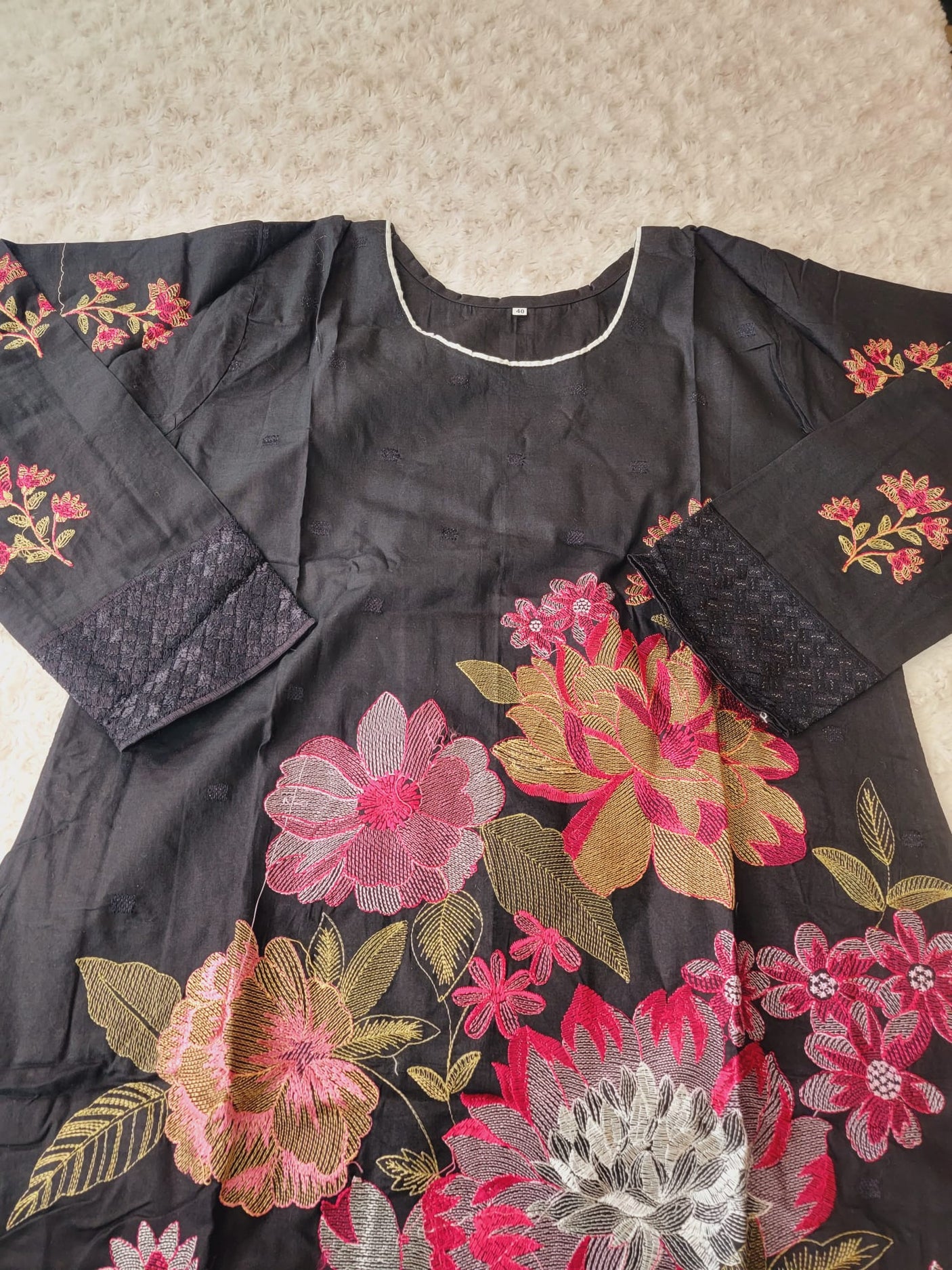 Pakistani Stitched Embroidery luxury  lawn Dresses Ready To Ship