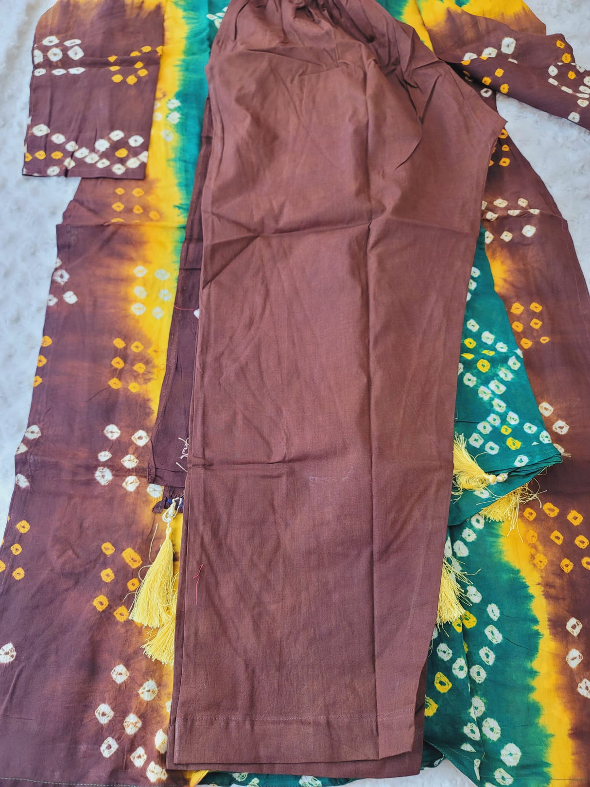 Bangladeshi batik salwer kamiz