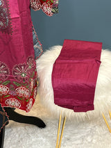 Pakistani Stitched lawn Embroidered Salwar kameez ready to ship