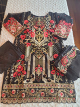Pakistani Stitched Embroidery Party Wear Dresses Ready To Ship