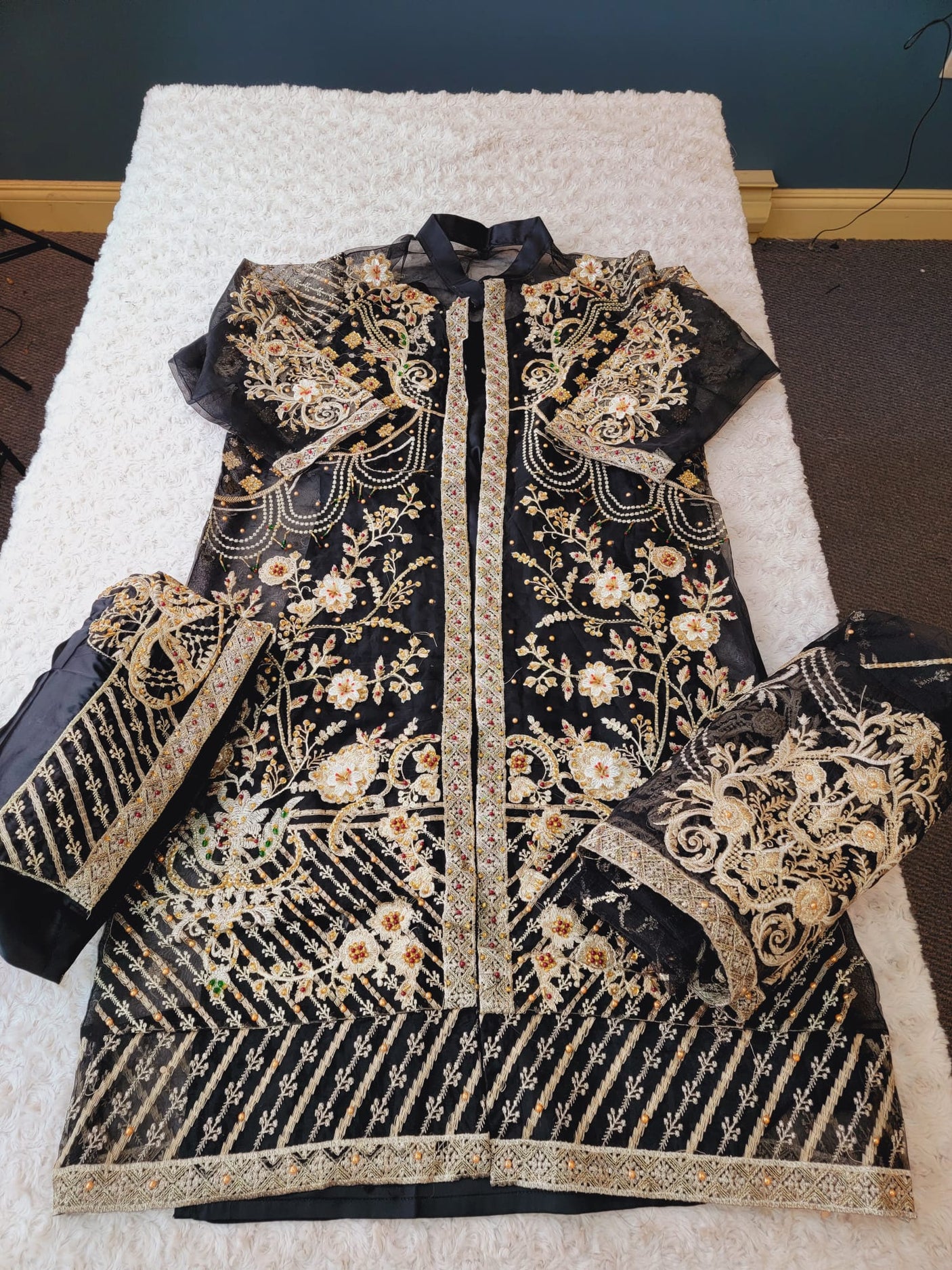 Pakistani Stitched Embroidery Party Wear Dresses Ready To Ship