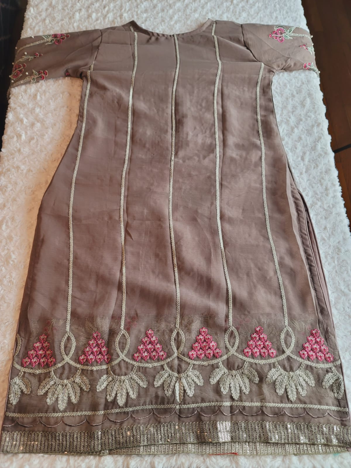 Pakistani Stitched Embroidery Party Wear Dresses Ready To Ship