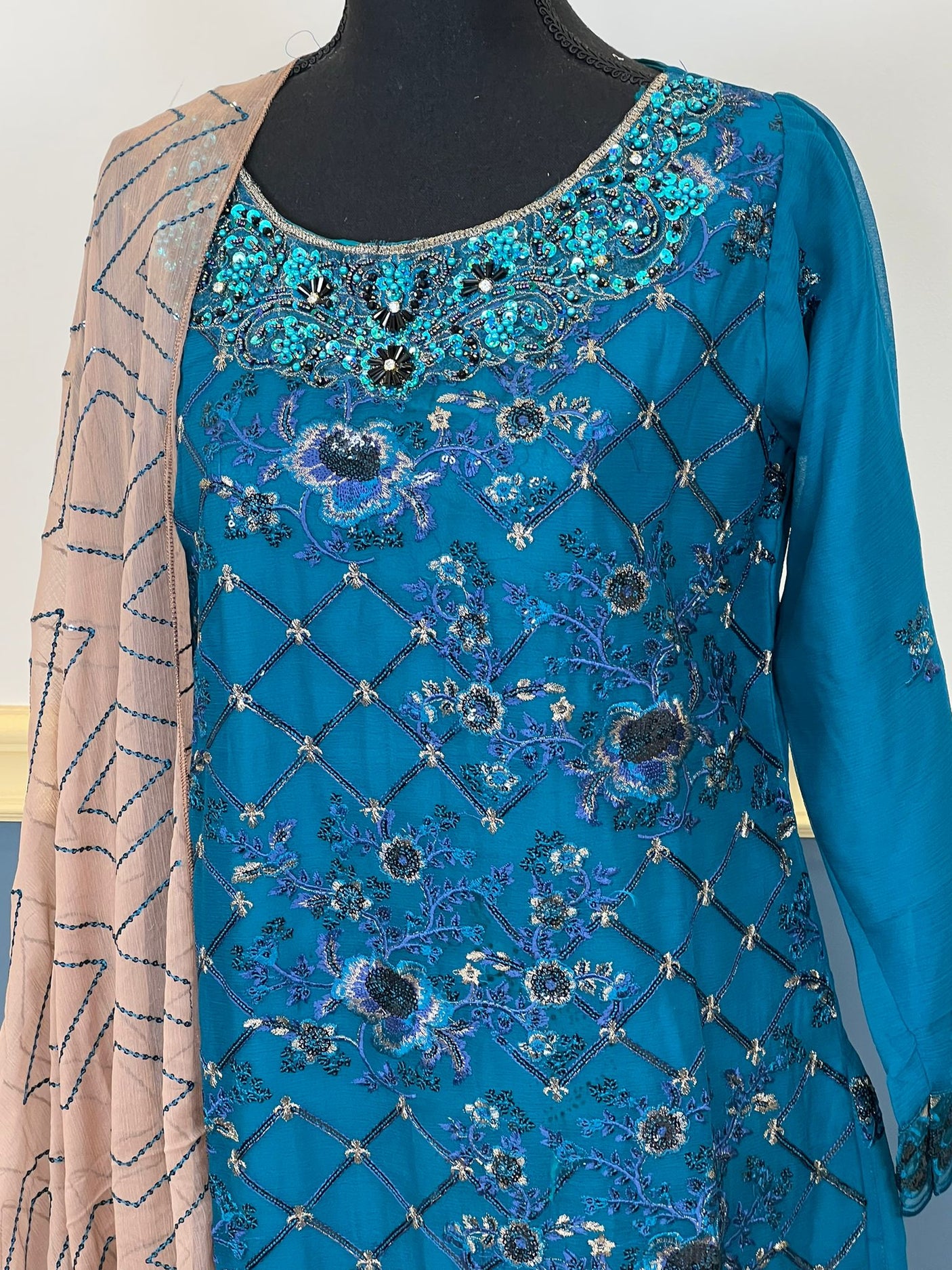 Pakistani Embroidered Party wear  Ready To Ship