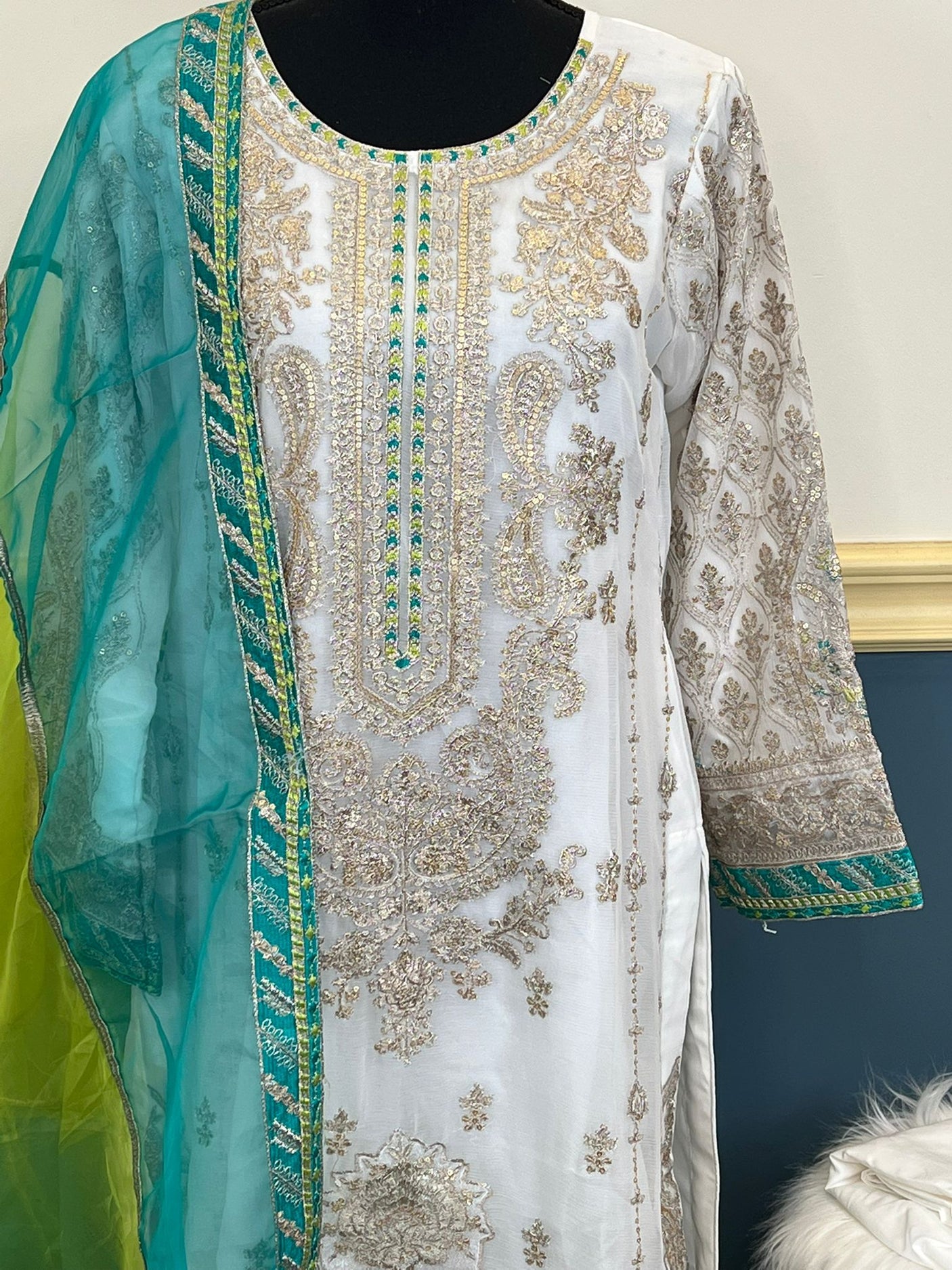 Pakistani Embroidered Party wear Ready To Ship