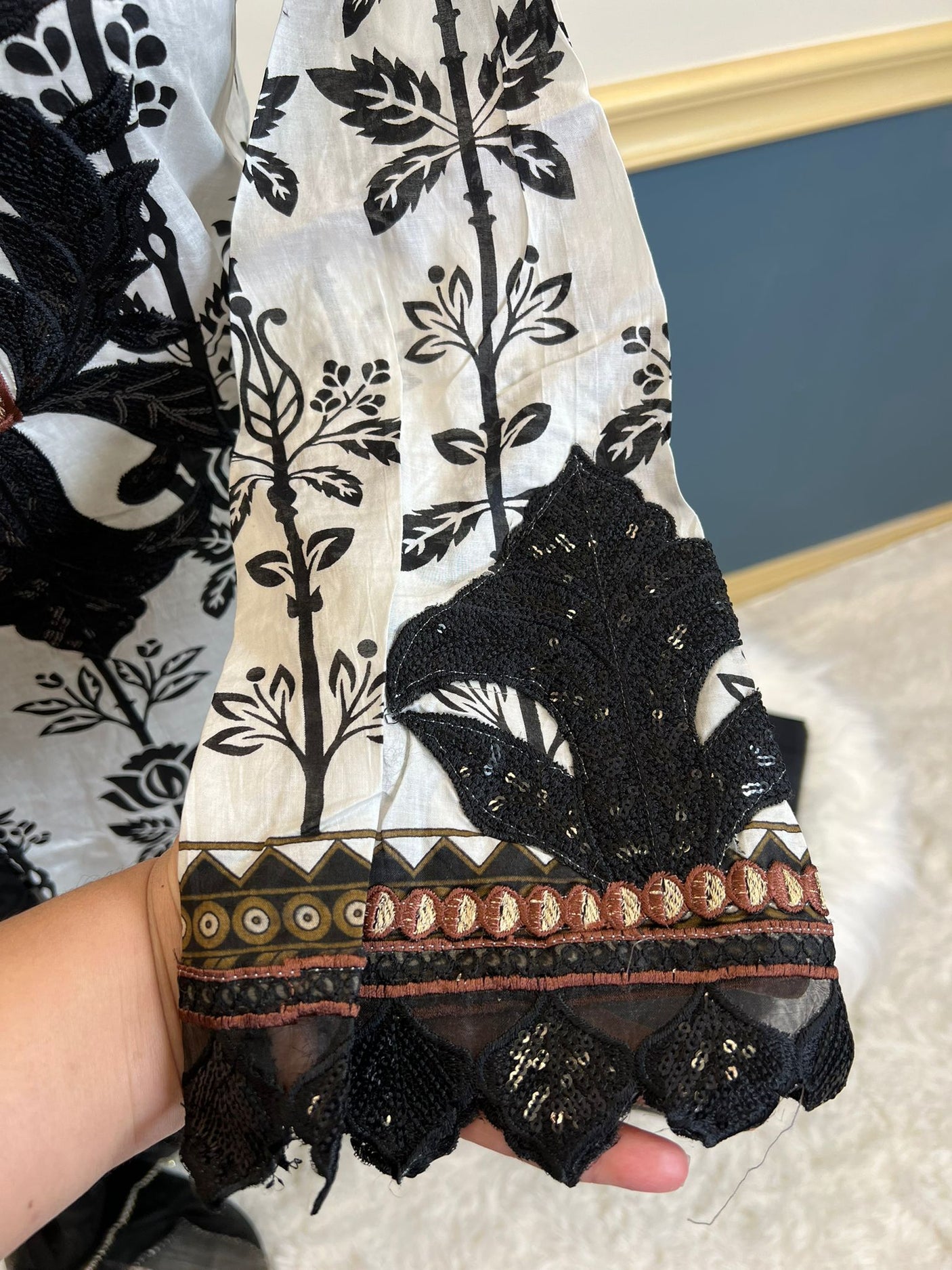 Pakistani Stitched lawn Embroidered Salwar kameez ready to ship