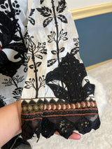 Pakistani Stitched lawn Embroidered Salwar kameez ready to ship