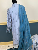 Pakistani Stitched Embroidery Party Wear Dresses Ready To Ship