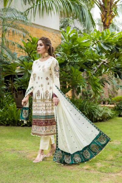 Mizka by Mi-Creation Luxury  Embroidered Chiffon Collection-100% Original