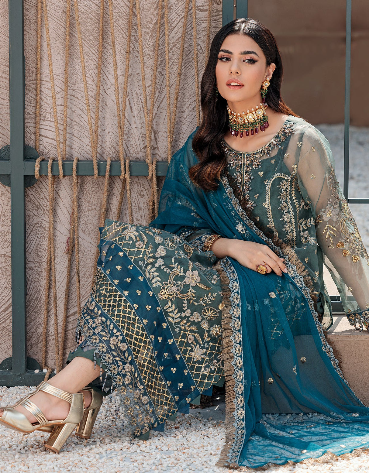 Nafasat By Emaan Adeel Embroidered Chiffon Collection