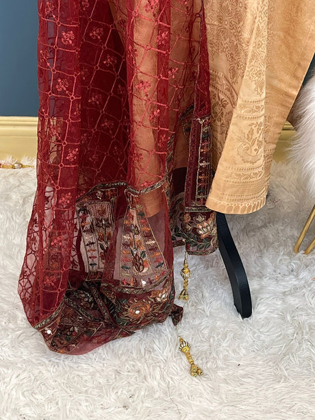 luxury Embroidered lawn Ready To Ship