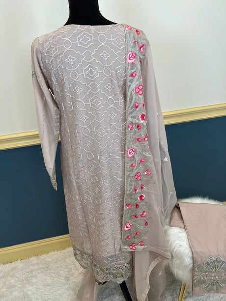 Pakistani Stitched Embroidery Party Wear Dresses Ready To Ship