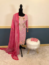 Pakistani Stitched Luxury Embroidered lawn Salwar kameez ready to ship