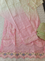 Pakistani Stitched lawn Embroidered Salwar kameez ready to ship