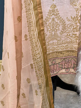 Pakistani Stitched lawn Embroidered Salwar kameez ready to ship