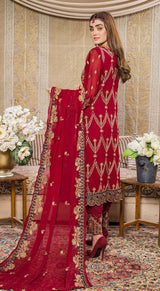 Zainab Fazlani Luxury Embrodered chiffon Collection 100% Original