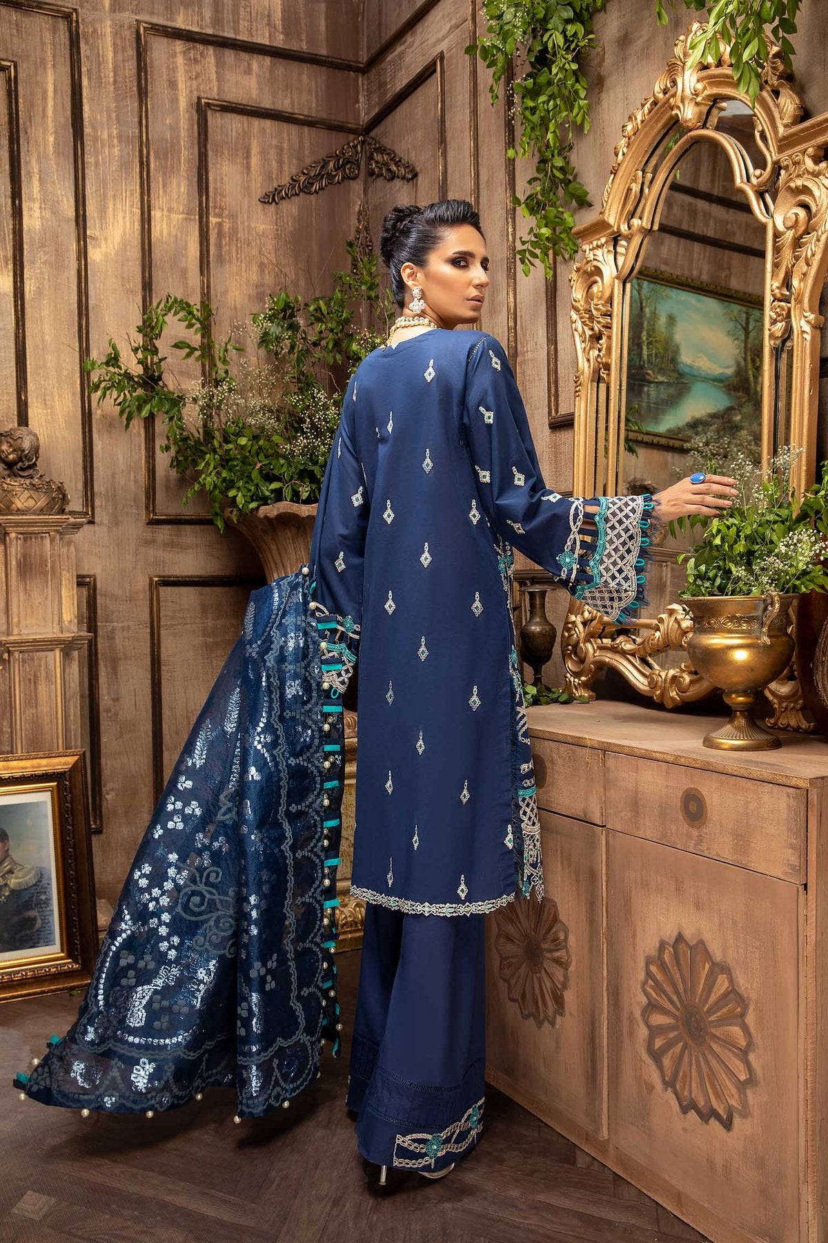 Majestic Premium Festivel Lawn Collection by Adan’s Libas-100% Original Guaranteed