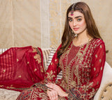 Zainab Fazlani Luxury Embrodered chiffon Collection 100% Original
