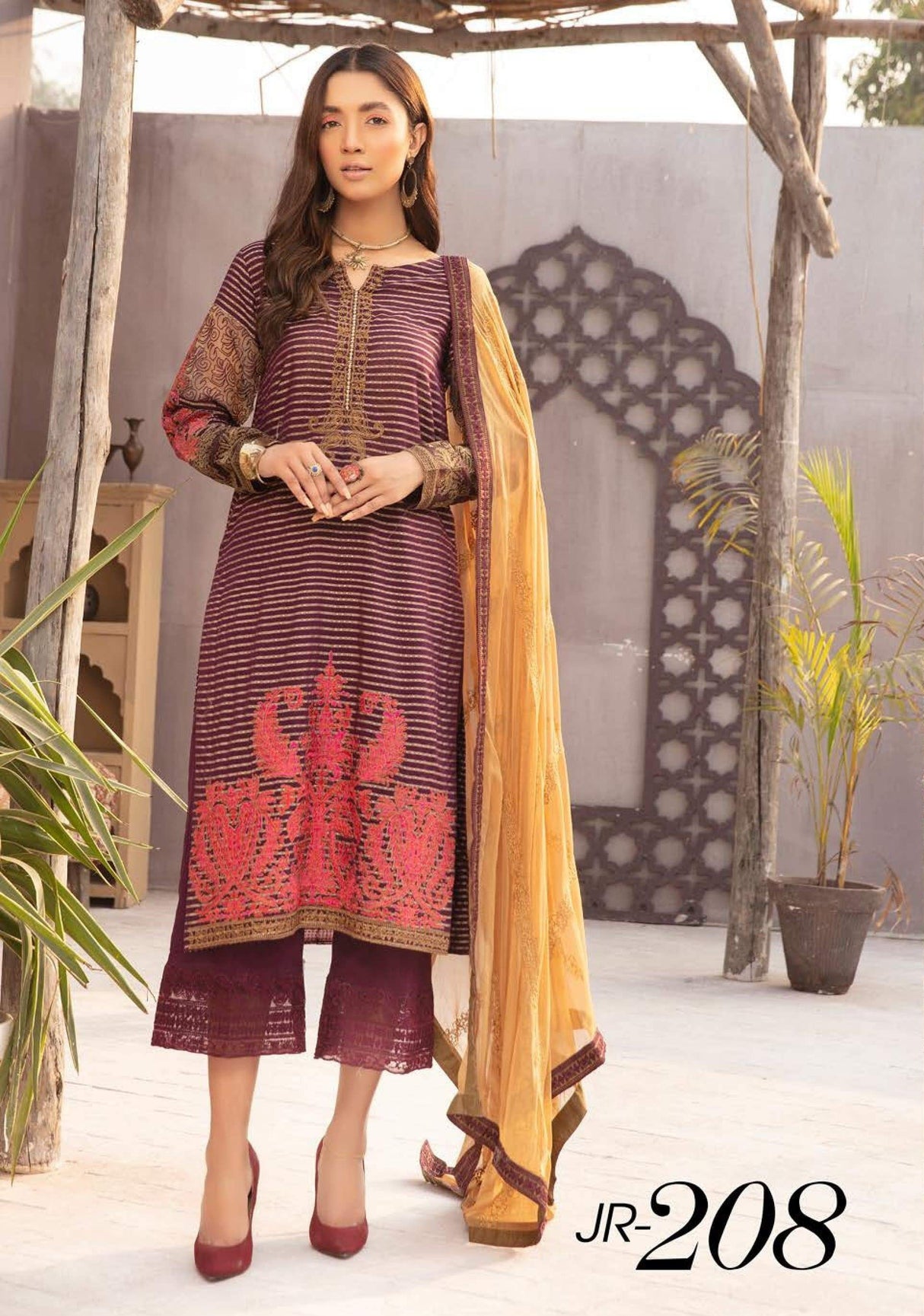 NAMAEESH by Johra Embroidered Lawn Collection 2021 -100% Original Guaranteed
