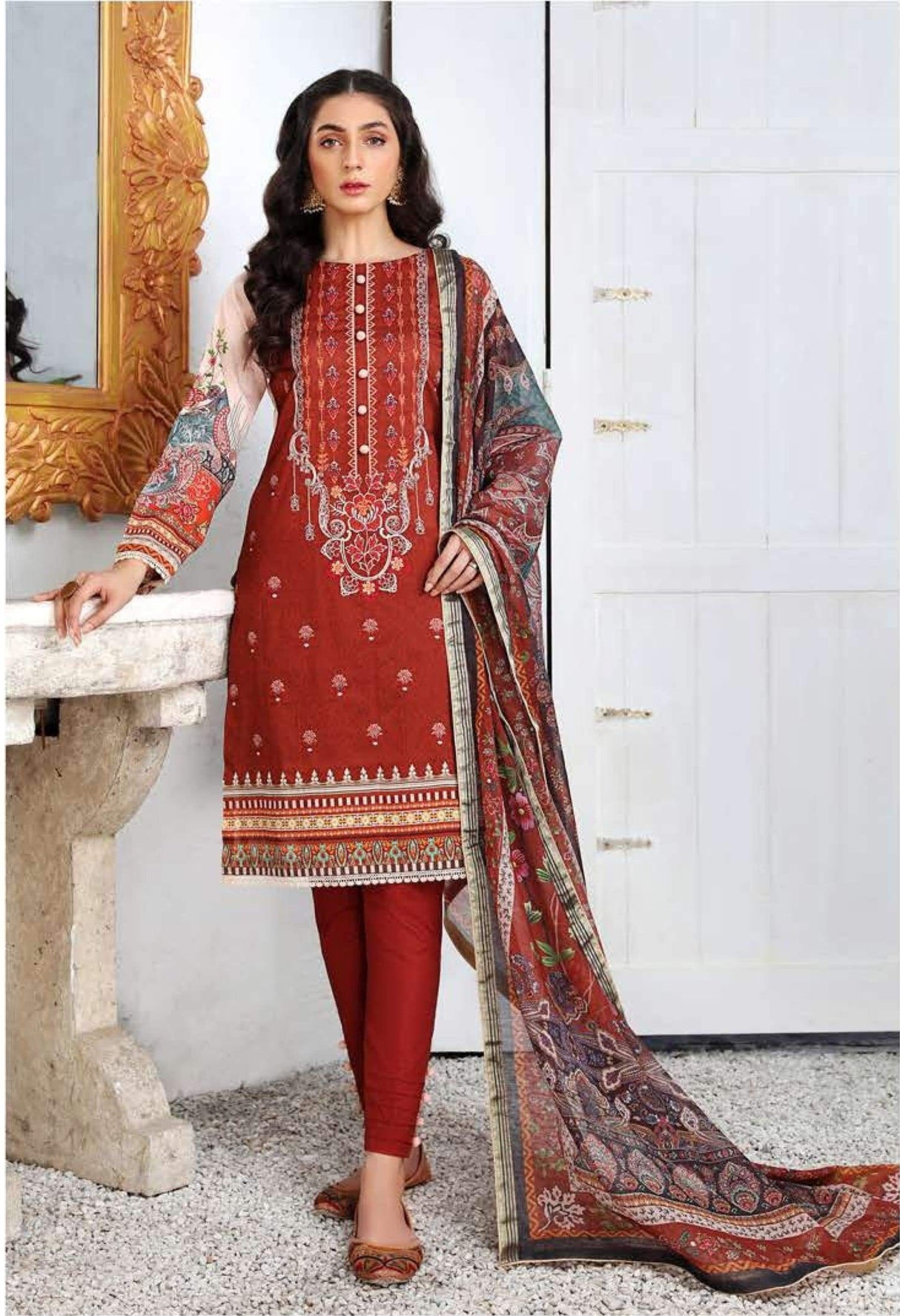 Mahajal Embroidered Lawn Collection 2021 -100% Original Guaranteed