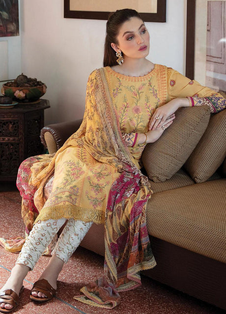 Aabyaan Embroidered Lawn Collection-100% Original Guaranteed