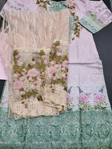 Pakistani Stitched Embroidery Lawn Suit Ready To Ship