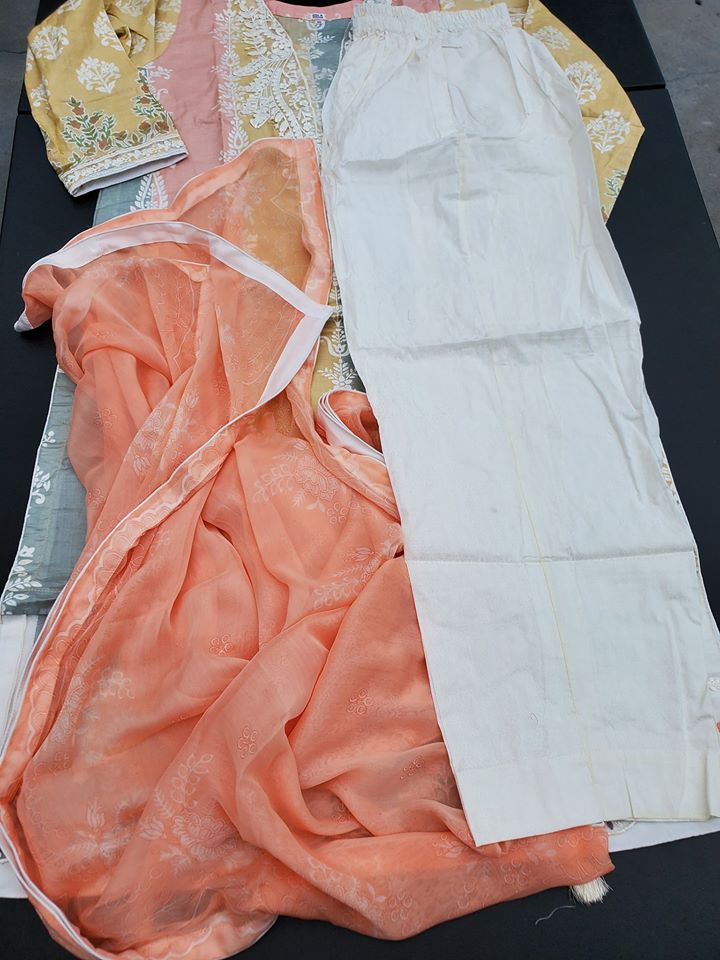 Pakistani Stitched Embroidery Lawn Suit Ready To Ship