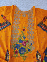 Pakistani stitched  lawn Embroidered Salwar kameez ready to ship