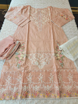 Pakistani Stitched Embroidery luxury  lawn Dresses Ready To Ship