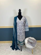 Pakistani Stitched Embroidery luxury  lawn Dresses Ready To Ship