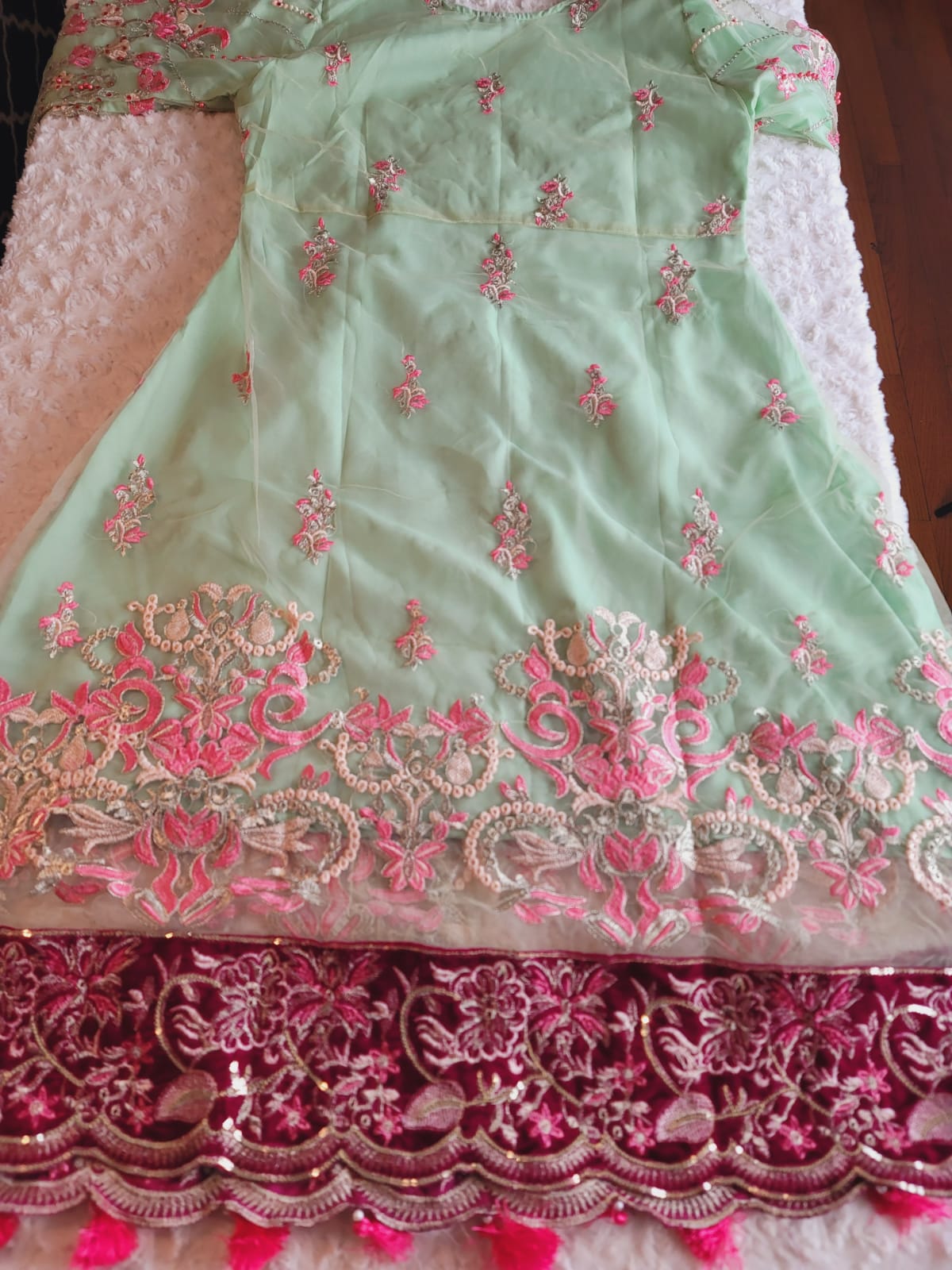 Pakistani Stitched Embroidery Party Wear Dresses Ready To Ship