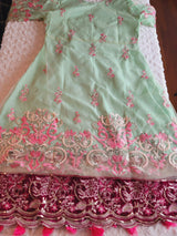 Pakistani Stitched Embroidery Party Wear Dresses Ready To Ship