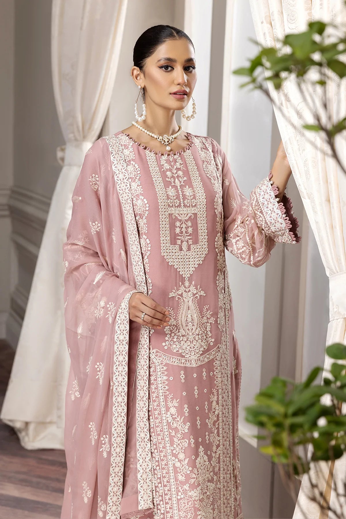 Alizeh Embroidered Chiffon Collection100% Original