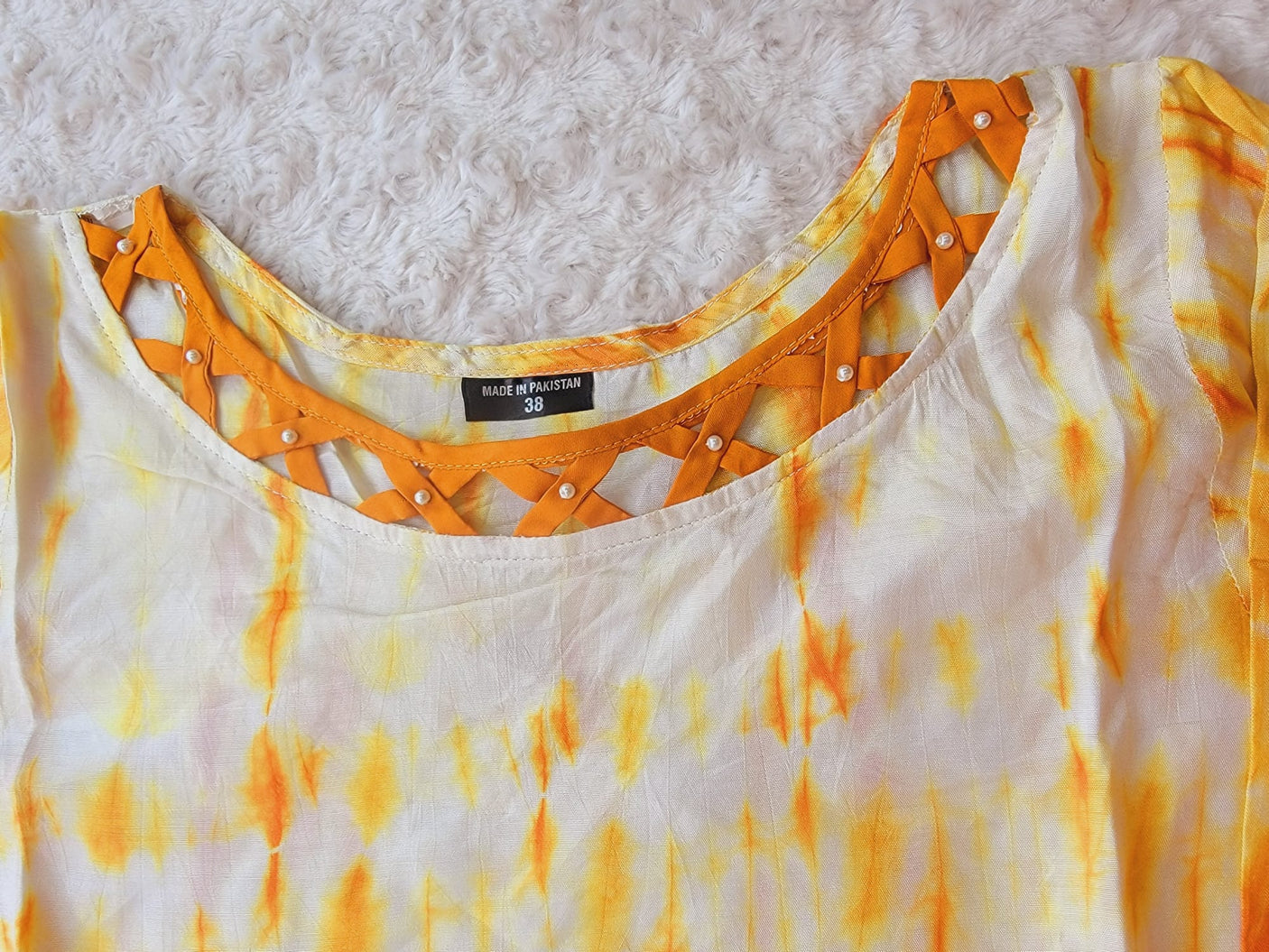 Pure silk tye dye designer salwer kamiz with pure chiffon dupatta