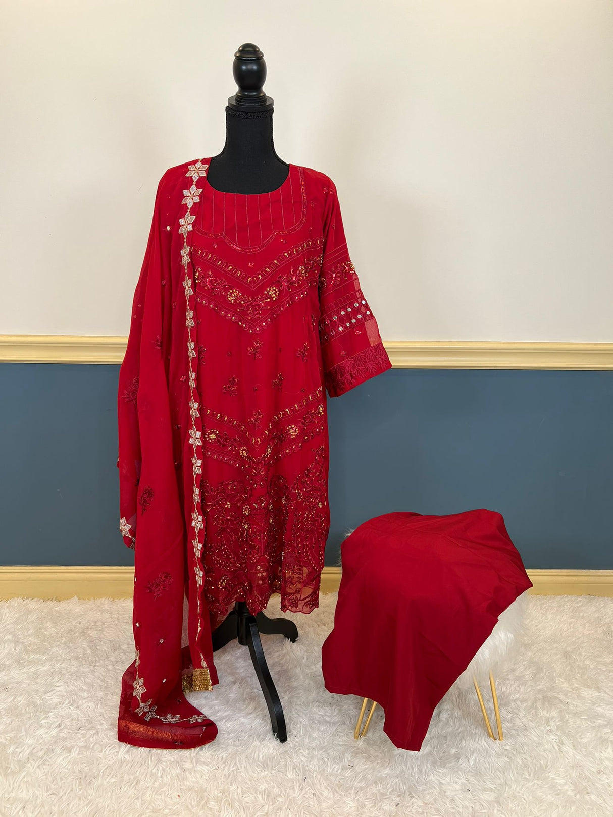 Pakistani Embroidered Party wear  Ready To Ship