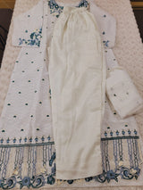Indian Cotton Stitched Embroidery Suit Ready To Ship