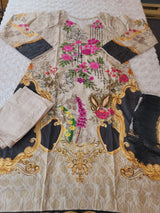 Pakistani Stitched lawn Embroidered Salwar kameez ready to ship