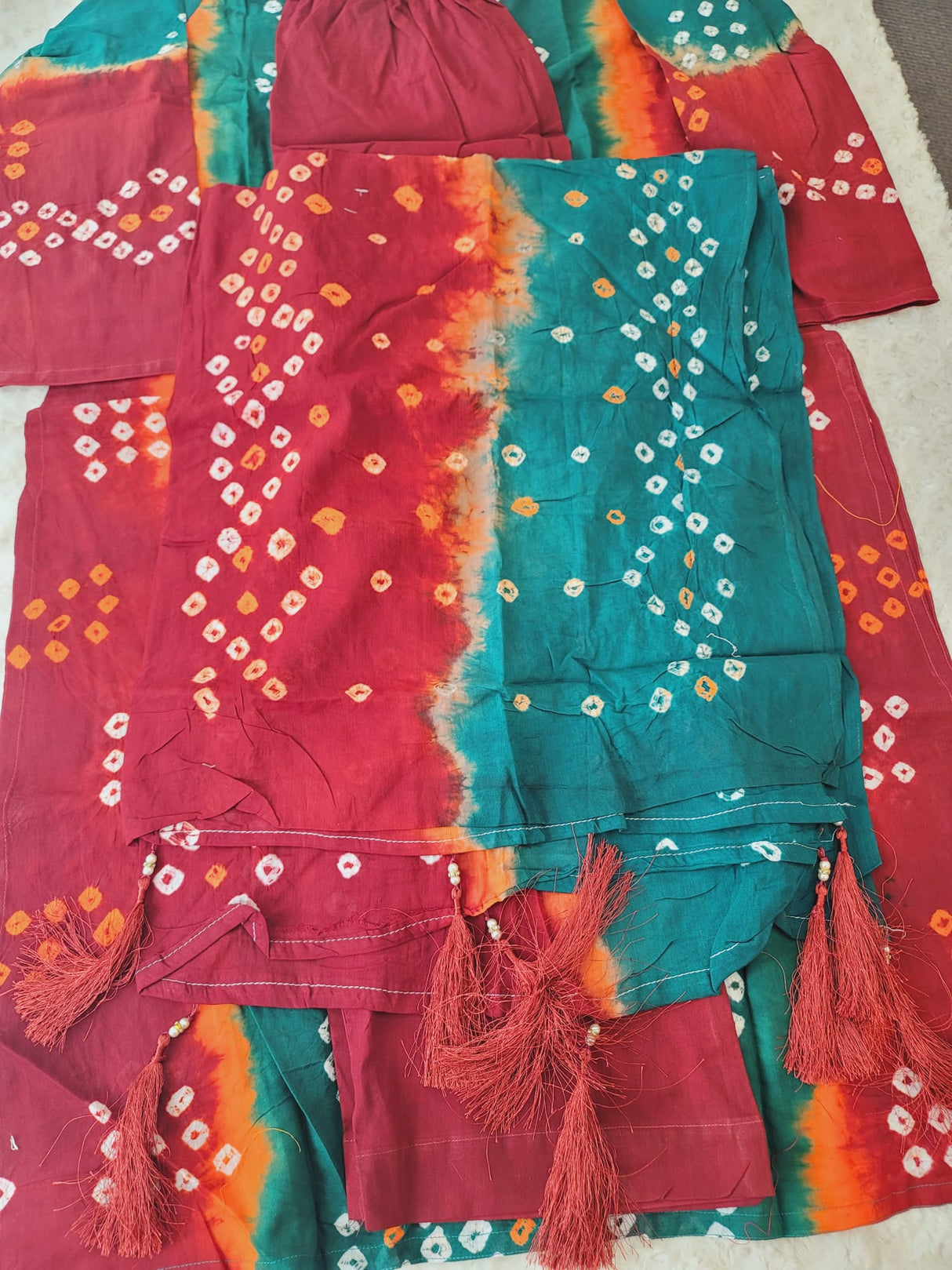 Bangladeshi batik salwer kamiz