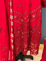 Pakistani Embroidered Party wear  Ready To Ship