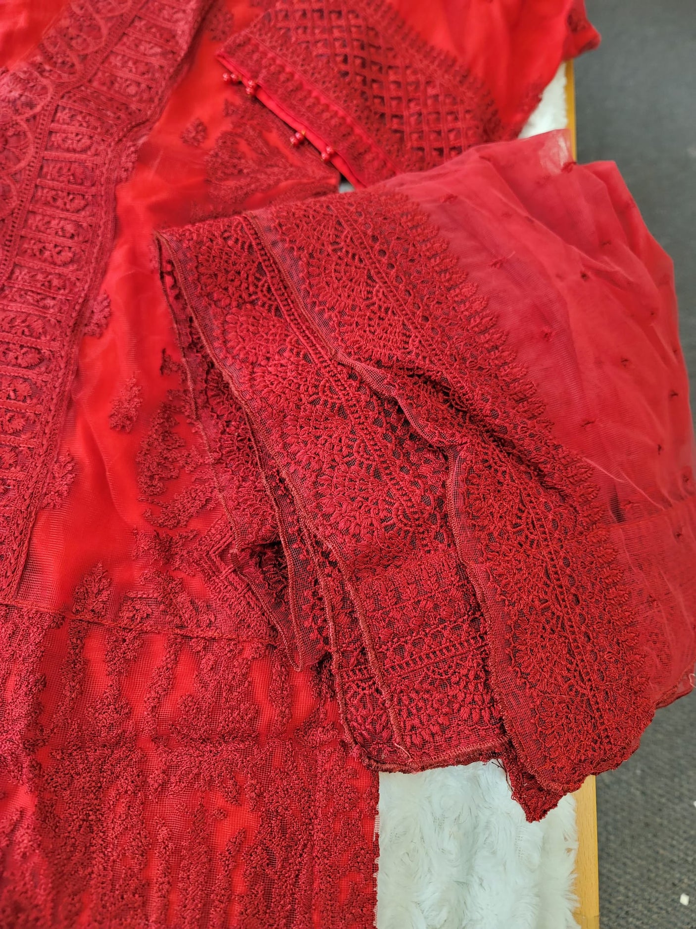 Pakistani Stitched Embroidery Party Wear Dresses Ready To Ship