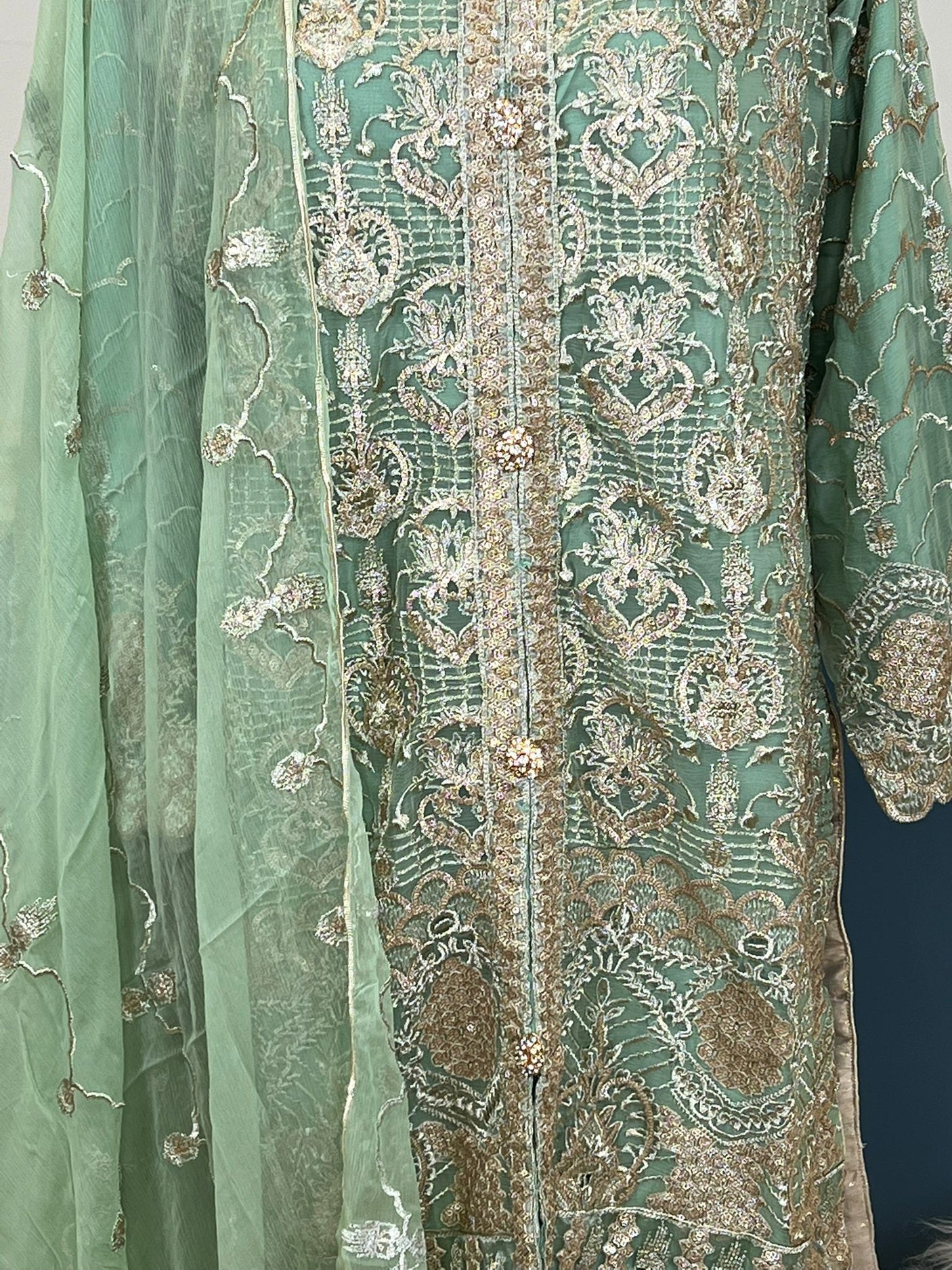 Pakistani Stitched Embroidery Party Wear Dresses Ready To Ship